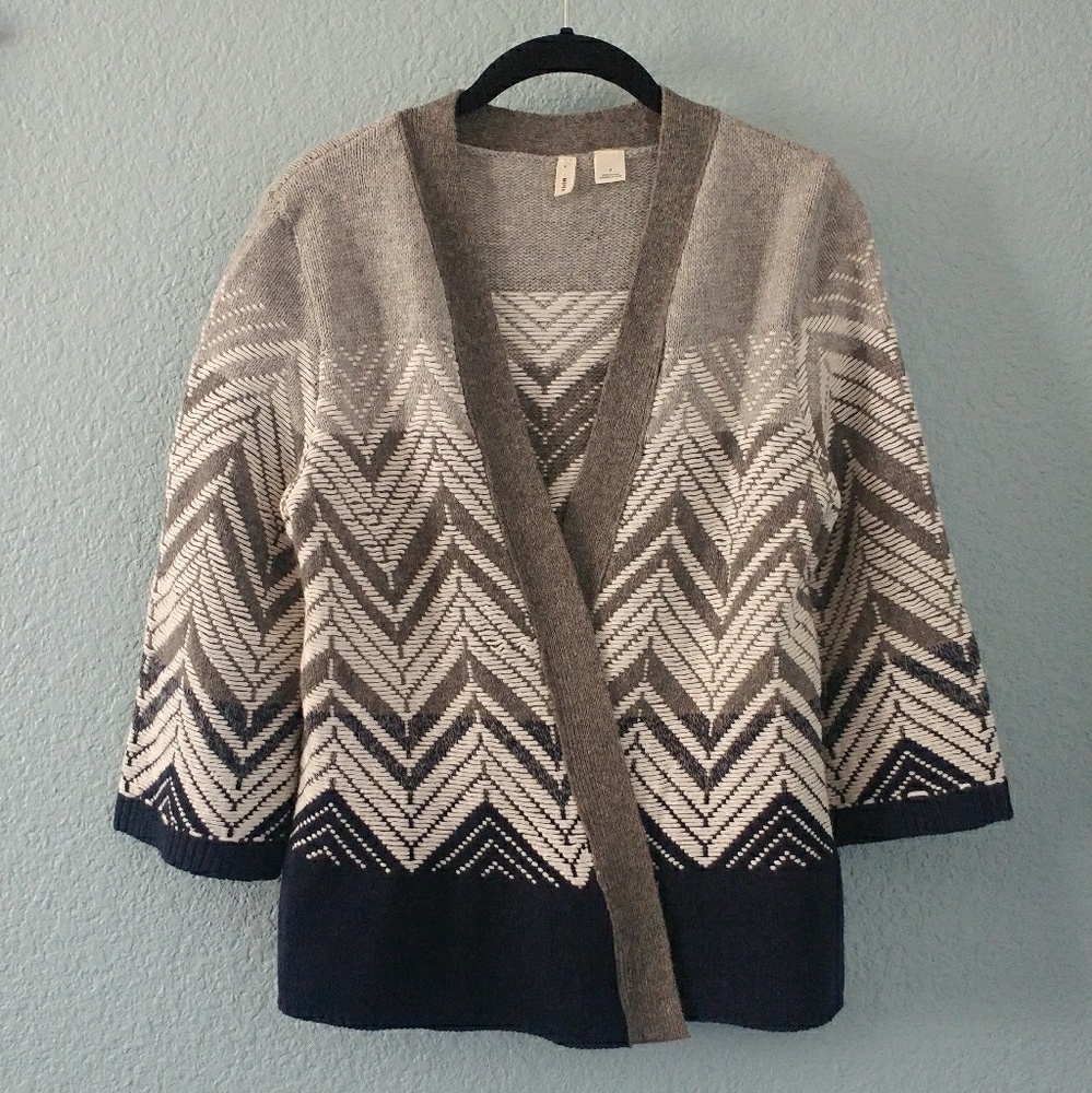Anthropologie Moth Chevron Cardigan